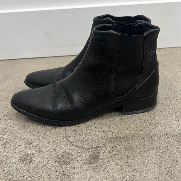 Royal Republiq black leather ankle boot size 39 - Picture 3 of 5